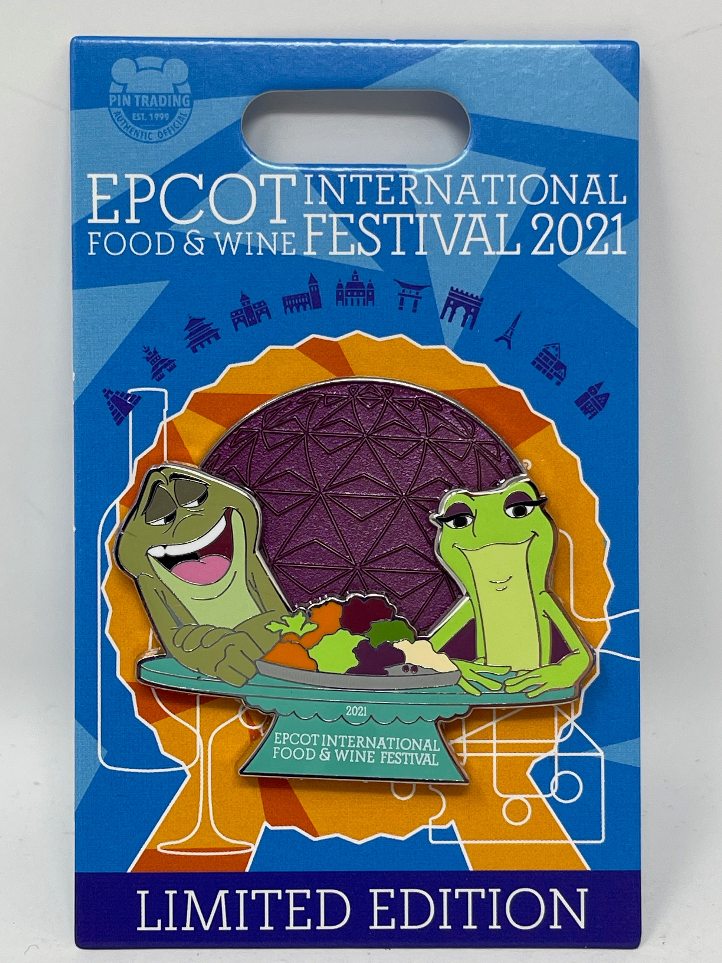 Epcot Food and Wine Festival Jumbo Pin selling LE