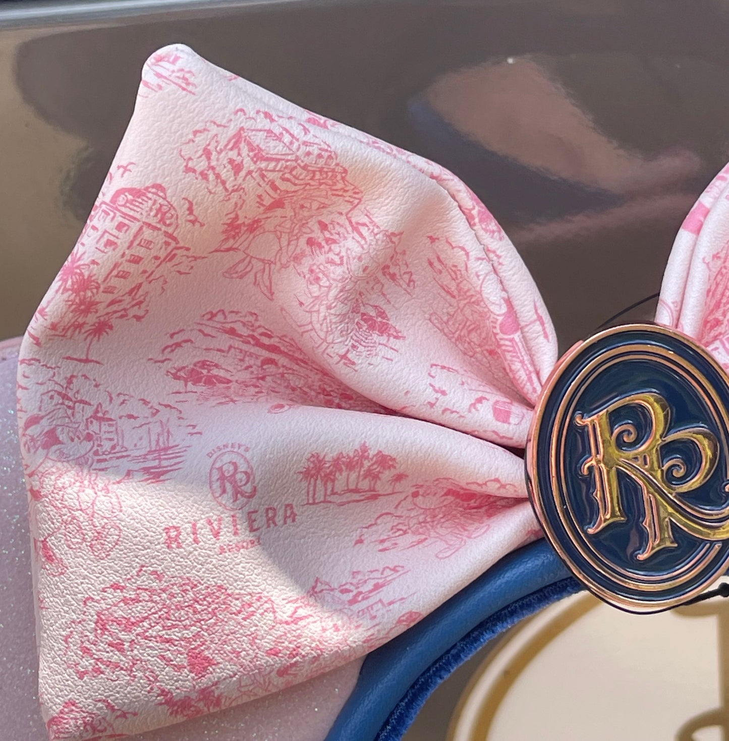 Disney Riviera Resort Pink Loungefly Minnie Ear Headband