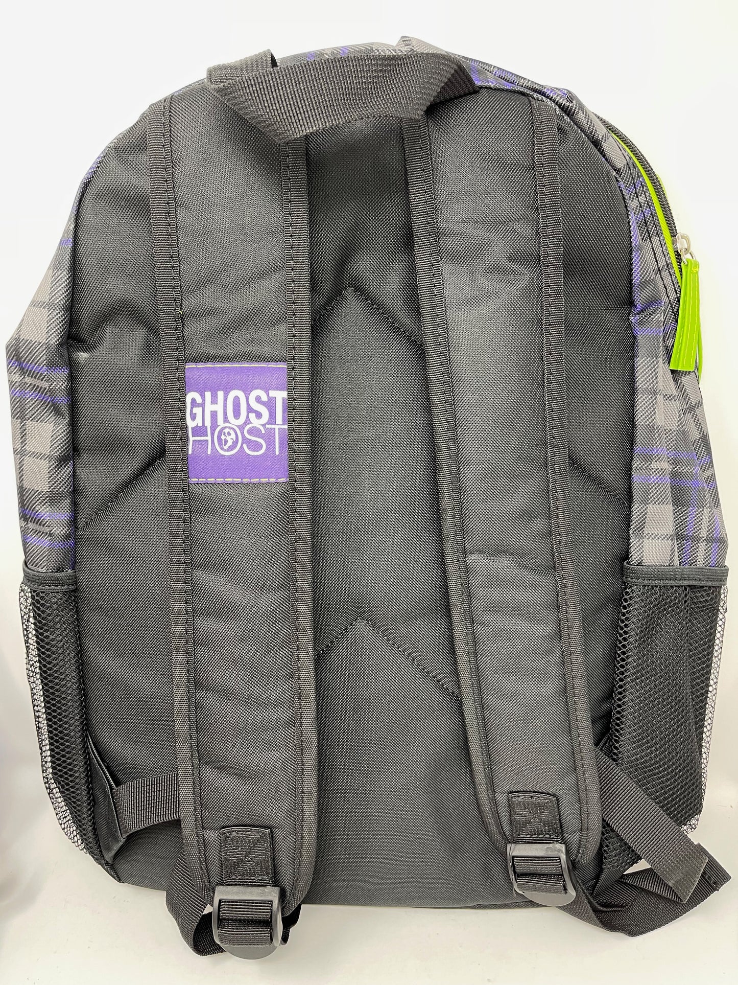 Disney The Haunted Mansion Plaid Patches Full Size Backpack