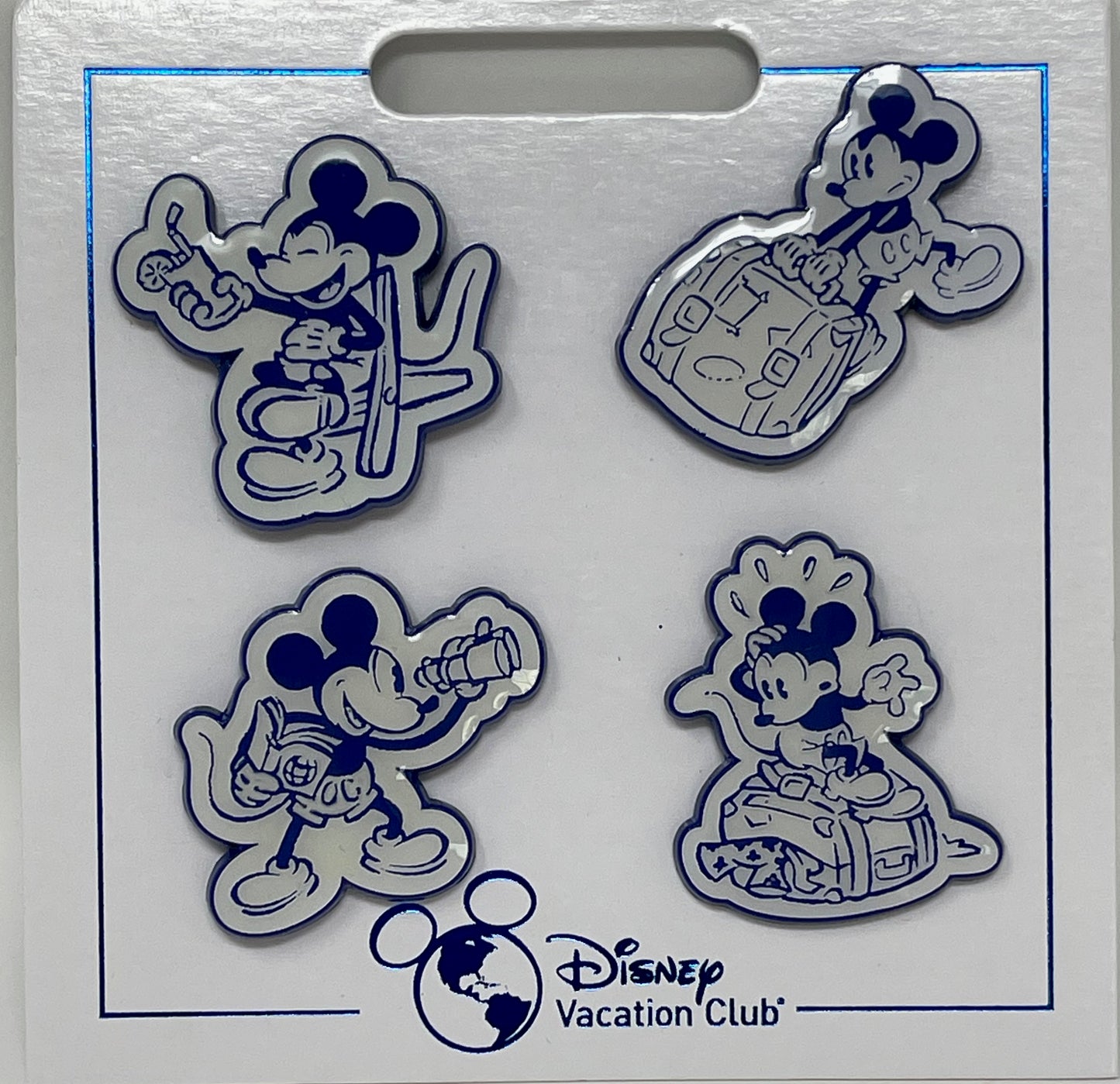 Disney Vacation Club Mickey 4 Pin Set 2021