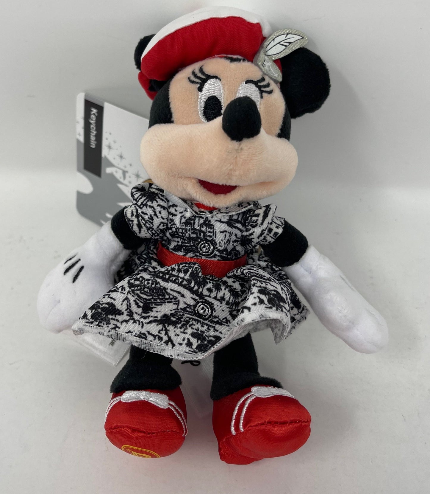 Disney Riviera Resort Minnie Plush Keychain Clip