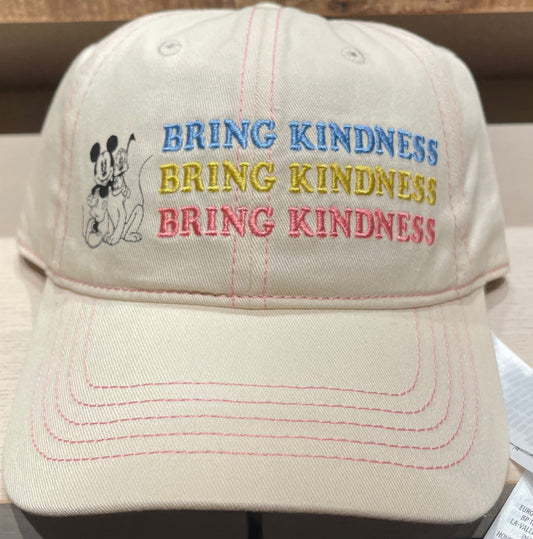 Disney Mickey Mouse and Pluto ''Bring Kindness'' Baseball Cap for Adults