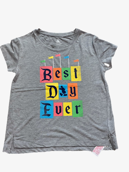 Disney Mickey Best Day Ever Womens Shirt