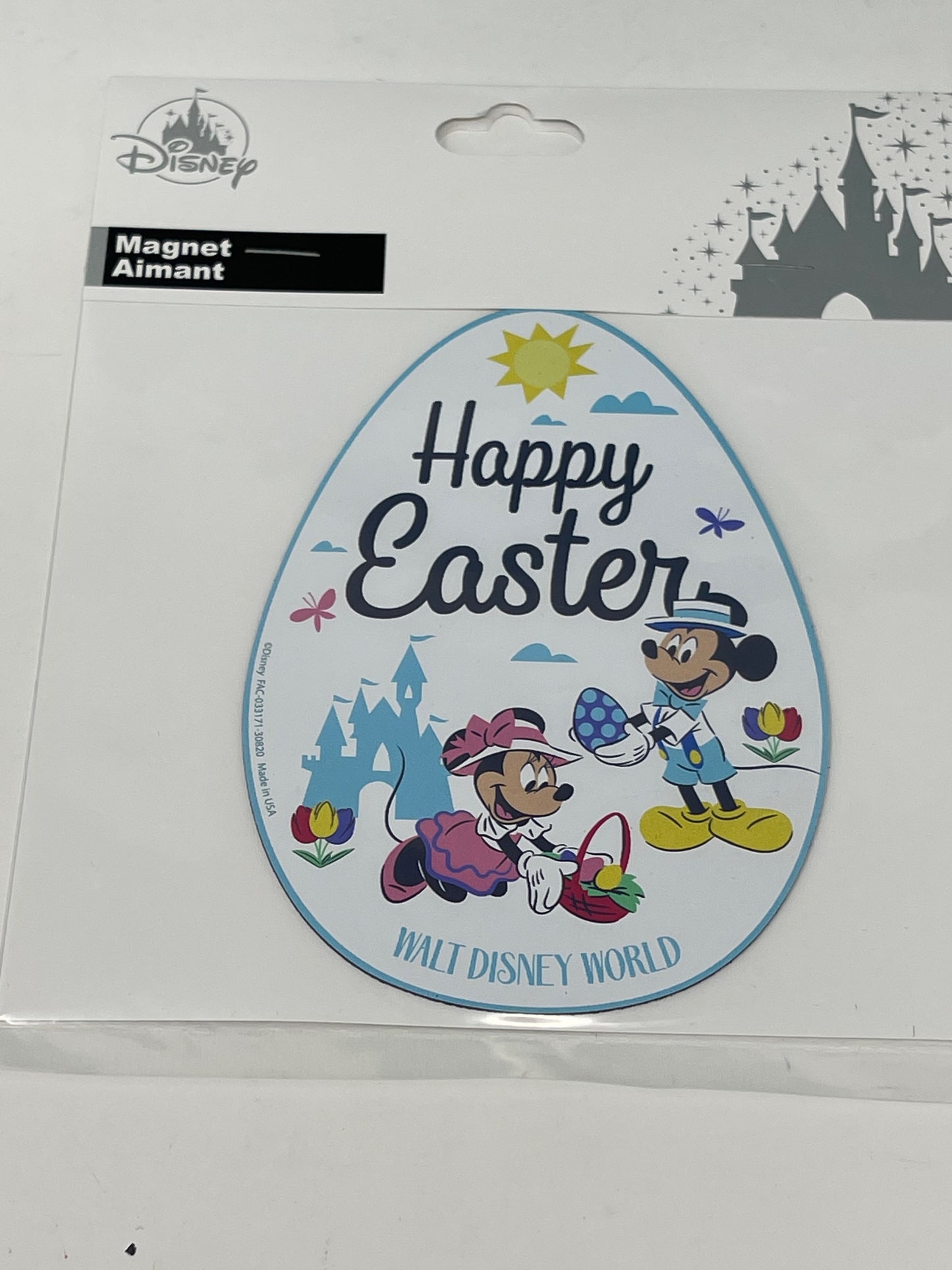Disney Happy Easter Minnie and Mickey Egg Magnet