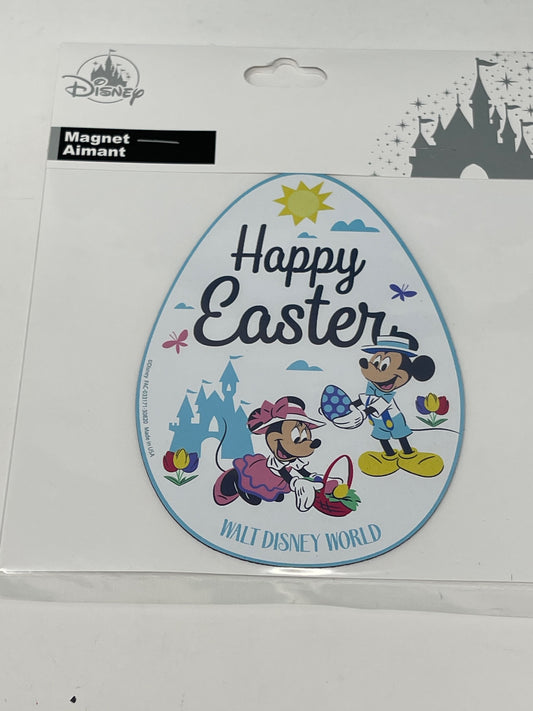 Disney Happy Easter Minnie and Mickey Egg Magnet