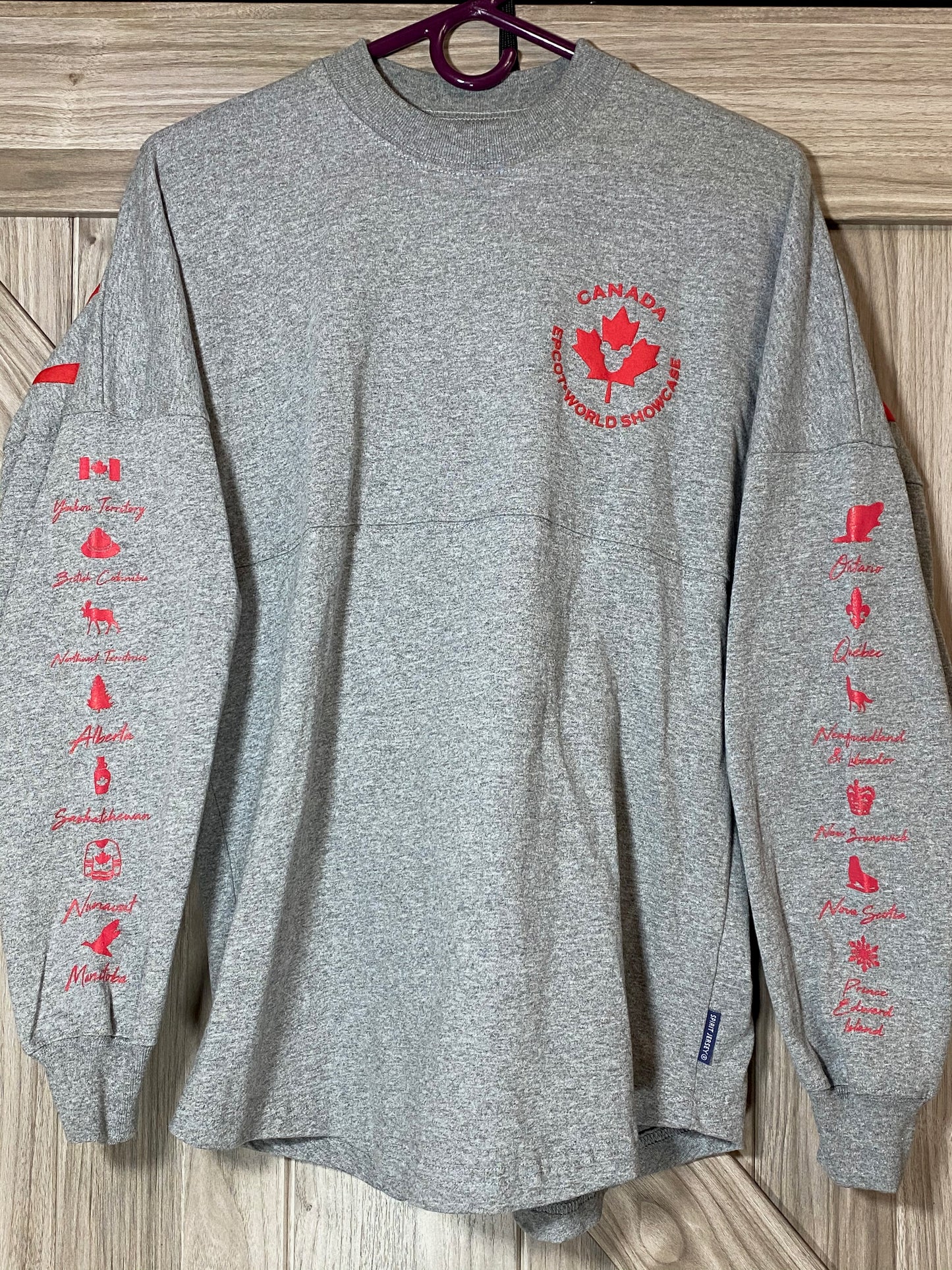 Disney Epcot Canada World Showcase O Canada! Spirit Jersey