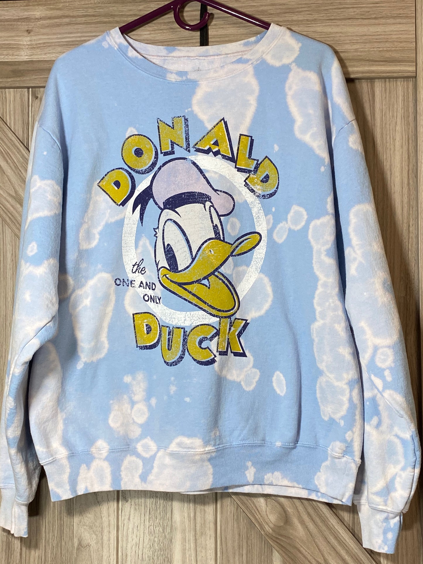 Disney Donald Duck Vintage Looking Cloud Sweatshirt