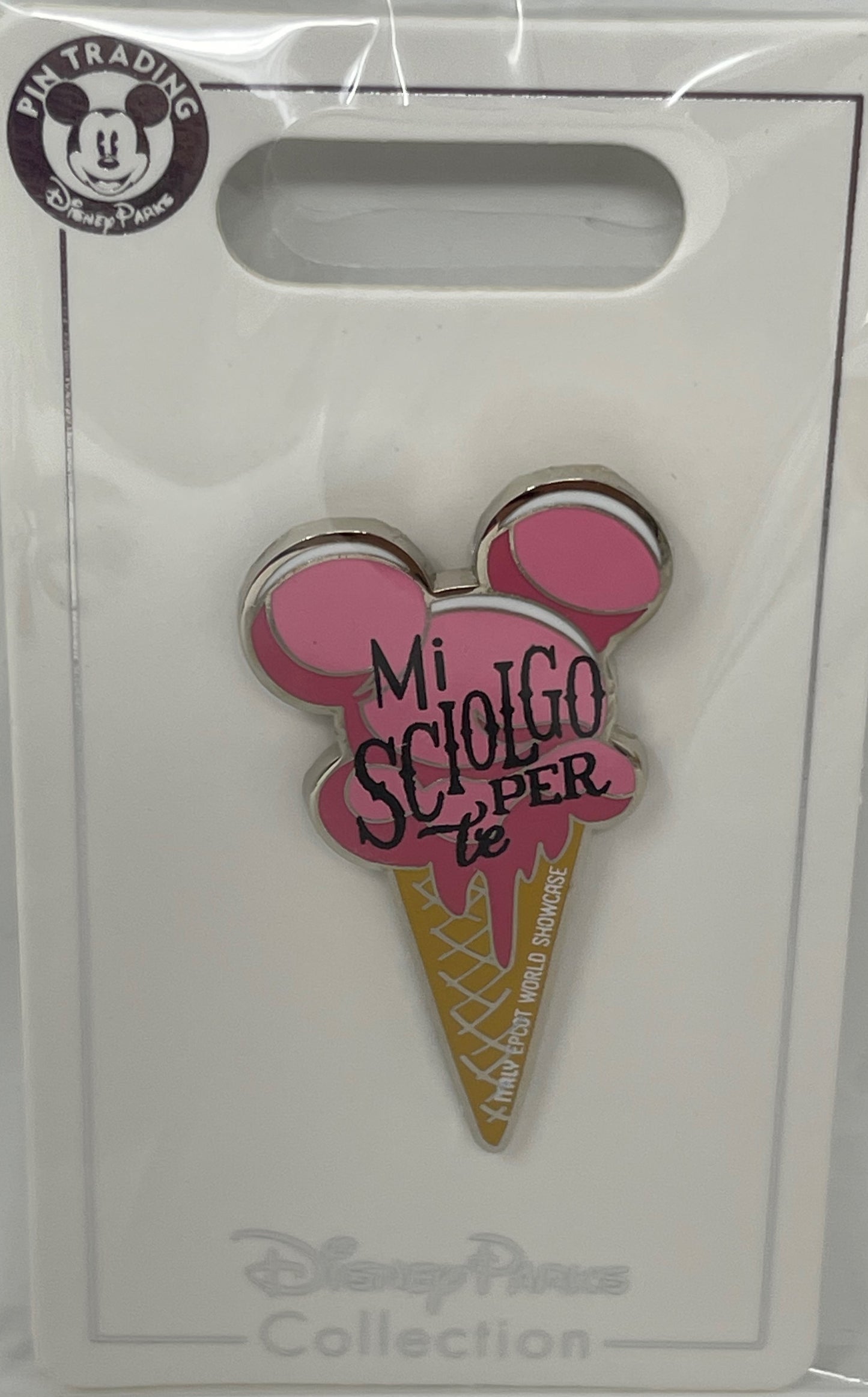 Disney Epcot Italy World Showcase Mickey Gelato Pin