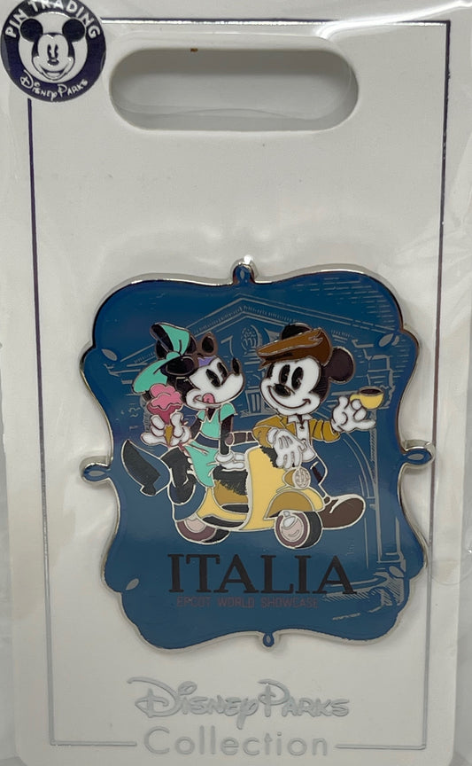 Disney Epcot Italy World Showcase Mickey and Minnie Italia Pin