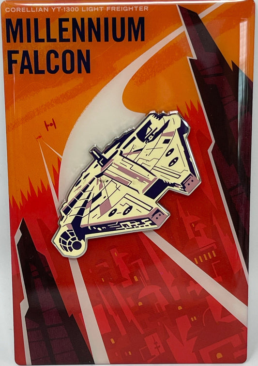 Disney Star Wars Galaxy’s Edge Black Spire Outpost Millennium Falcon Magnet