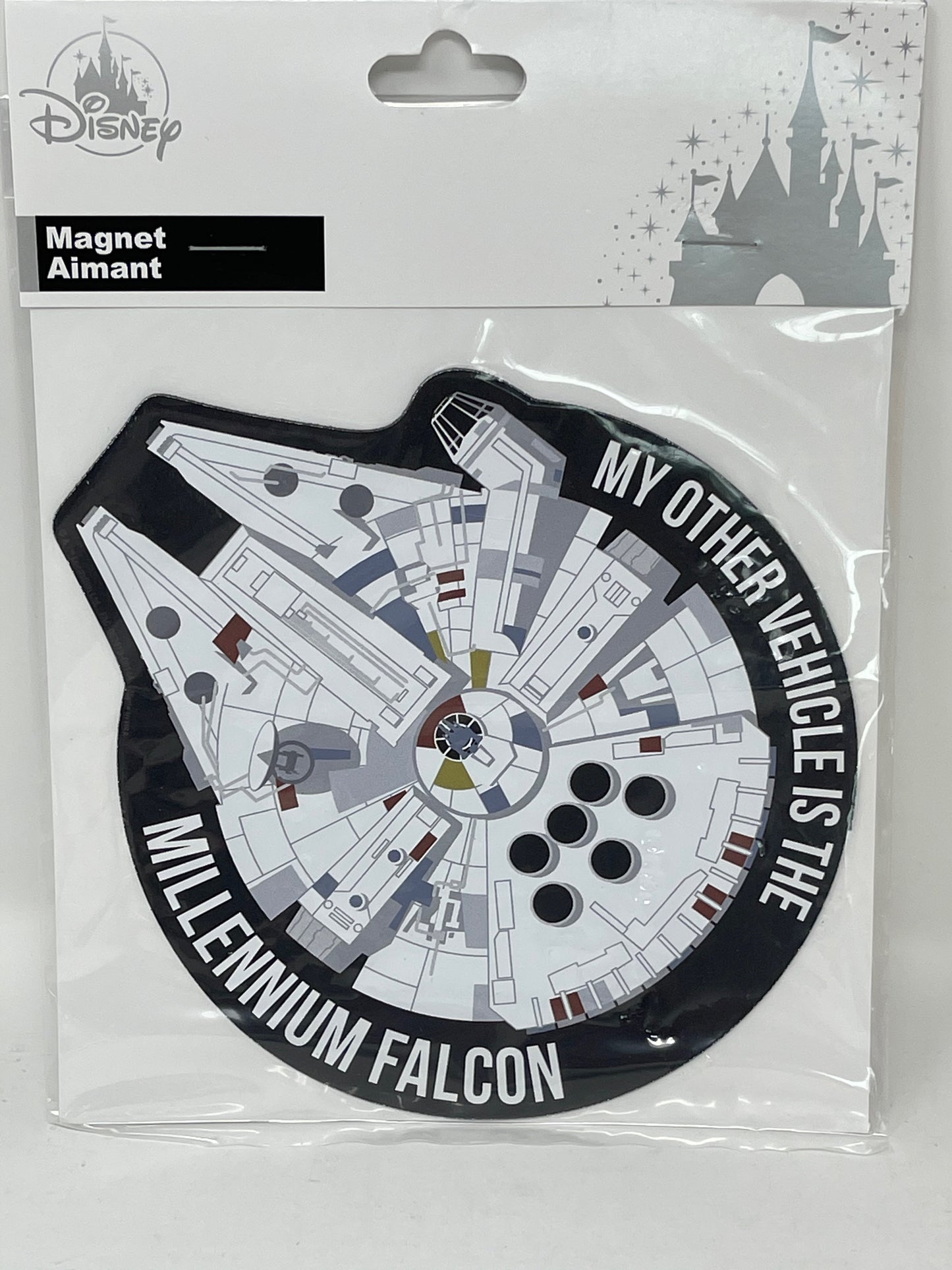 Disney Star Wars Magnet-My Other Vehicle is the Millennium Falcon