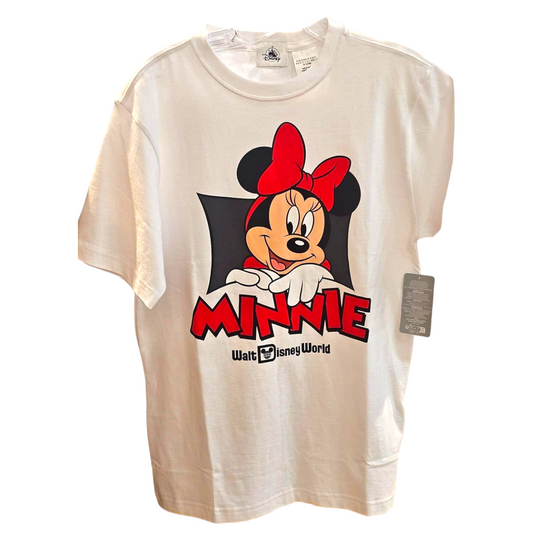 Minnie Mouse Walt Disney World Adults T-Shirt - White XL