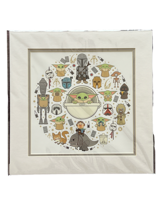 Disney Matted Print “The Child” by Jerrod Maruyama