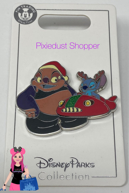 Disney Stitch & Jumba Holiday Pin - World of Treasures