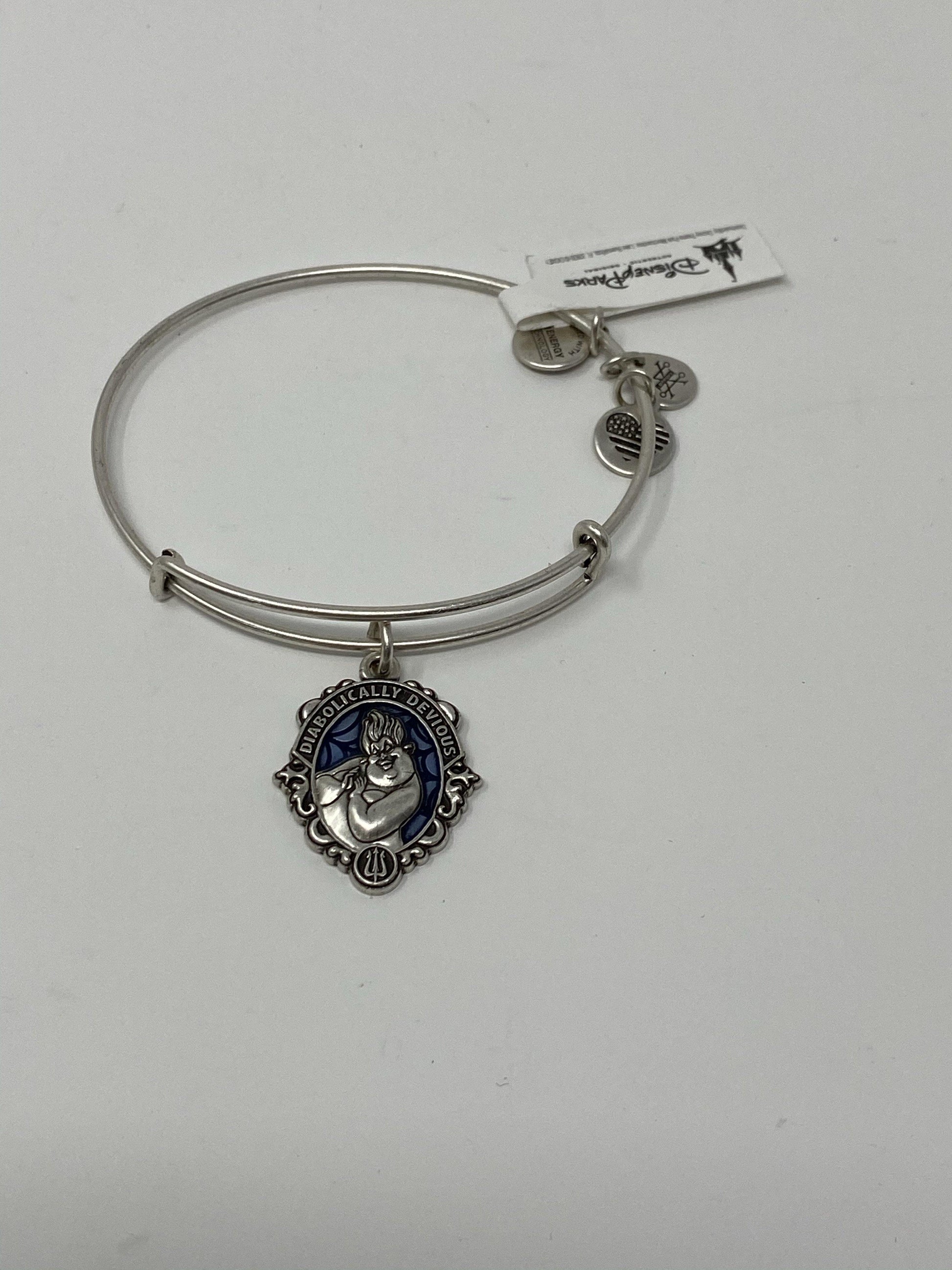 Disney Ursula Diabolically Devious Silver Alex and Ani Bracelet - World of Treasures