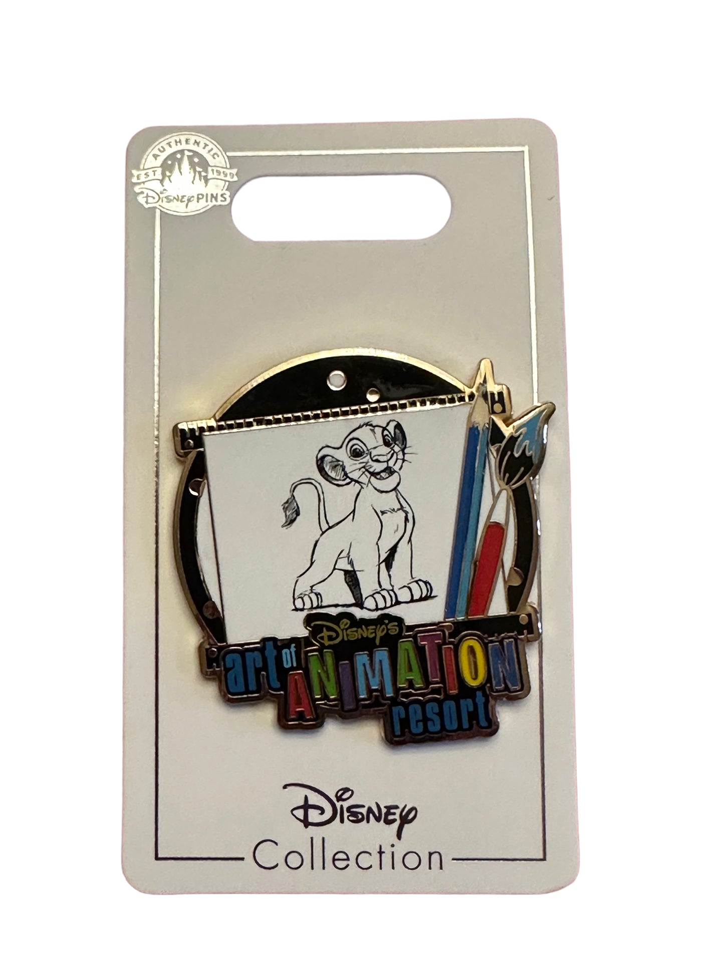 Disney Art of Animation Resort Simba Sketch Pin