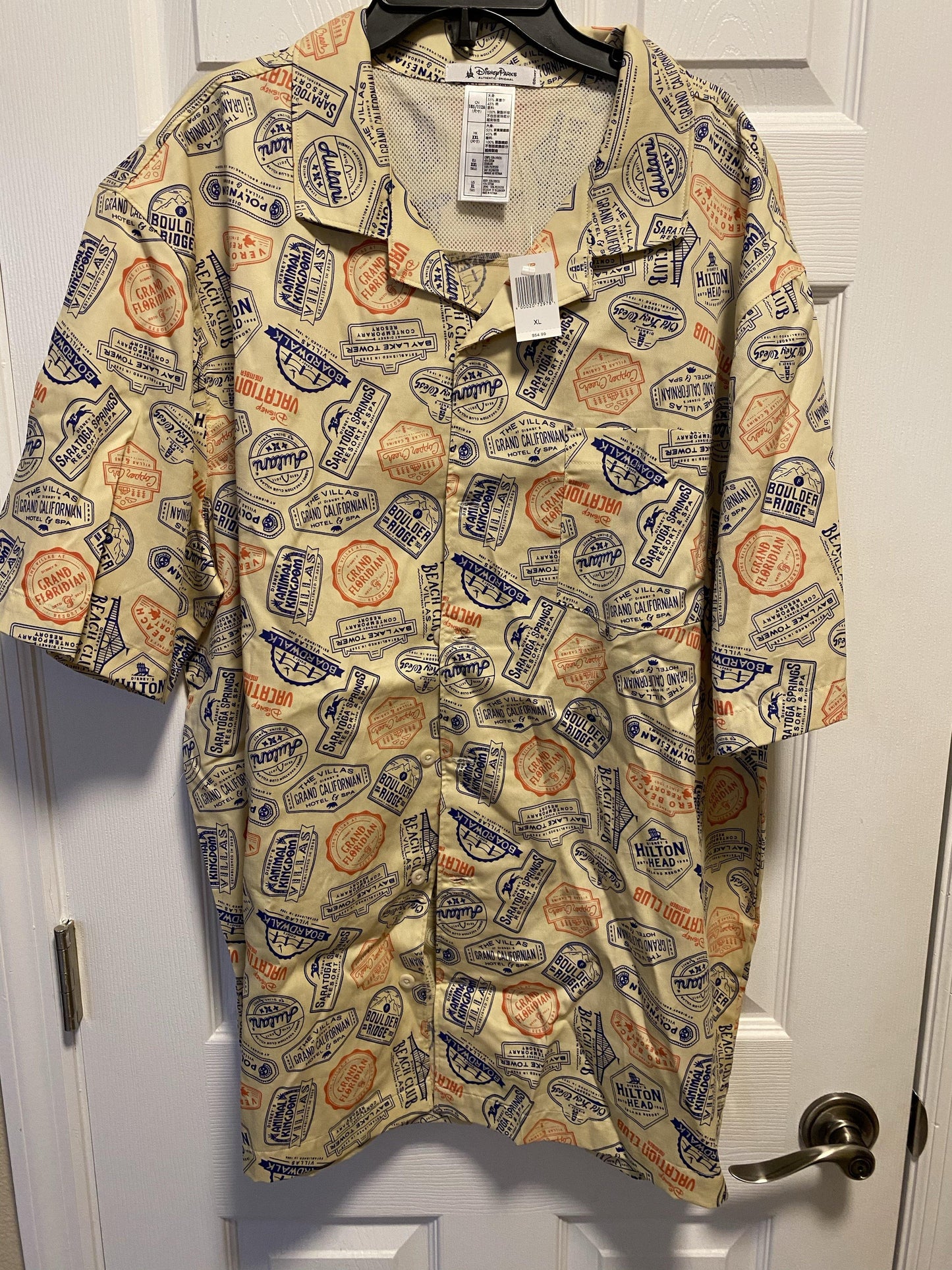 Disney Vacation Club Button Down Camp Shirt - World of Treasures