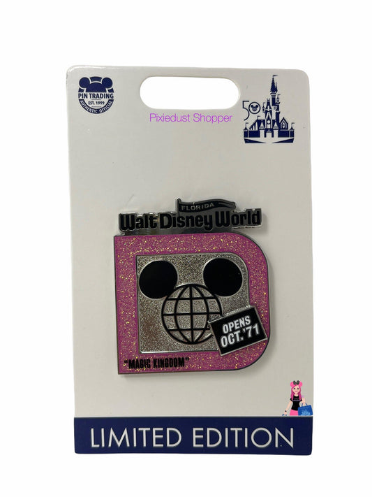 Walt Disney World 50th Anniversary Vault Collection Opens Oct ‘71 LE Pin - World of Treasures