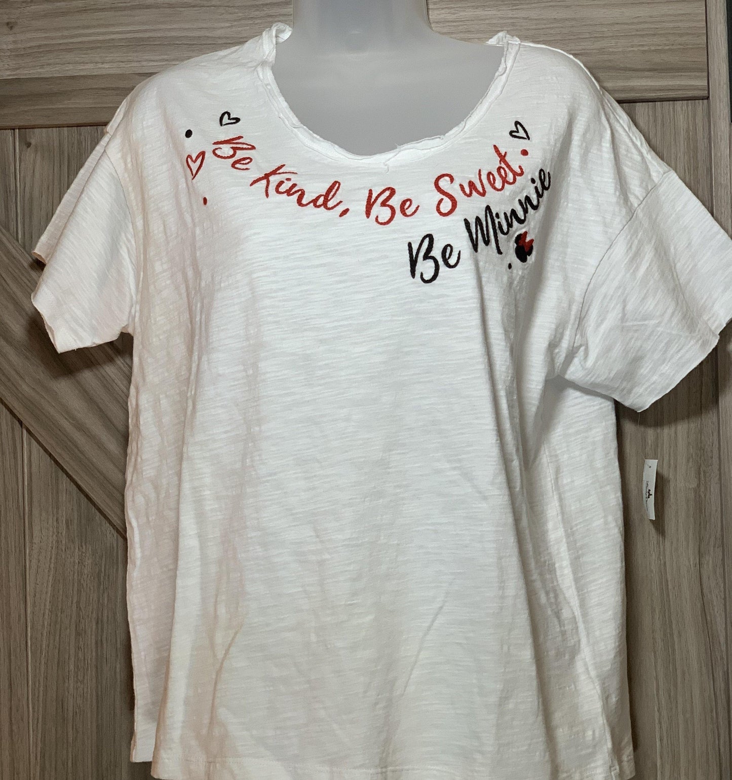 Disney Be Kind, Be Sweet, Be Minnie Ladies Shirt - World of Treasures