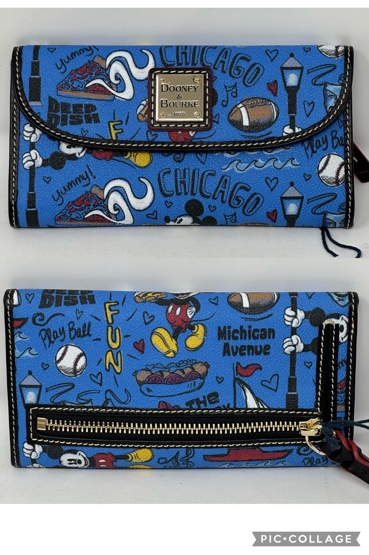 Disney Chicago Mickey Wallet by Dooney & Bourke