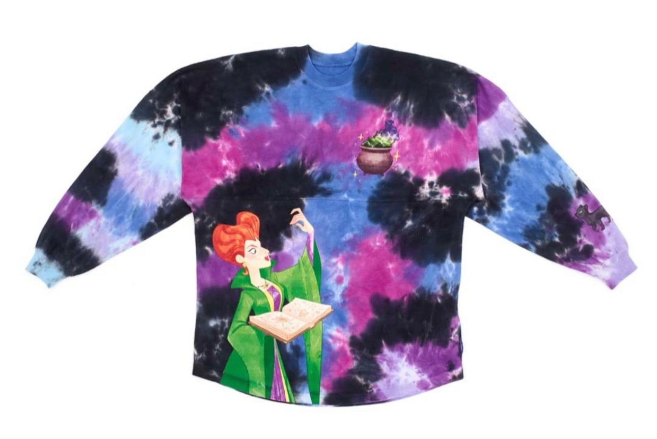 Disney Hocus Pocus Tonight We Fly Tie Dye Spirit Jersey