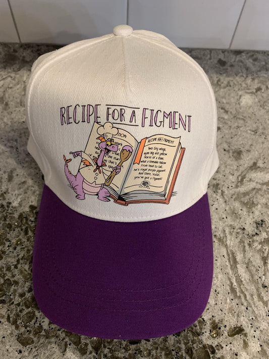 Disney 2019 Epcot Food and Wine Festival Recipe For a Figment Baseball Hat - World of Treasures