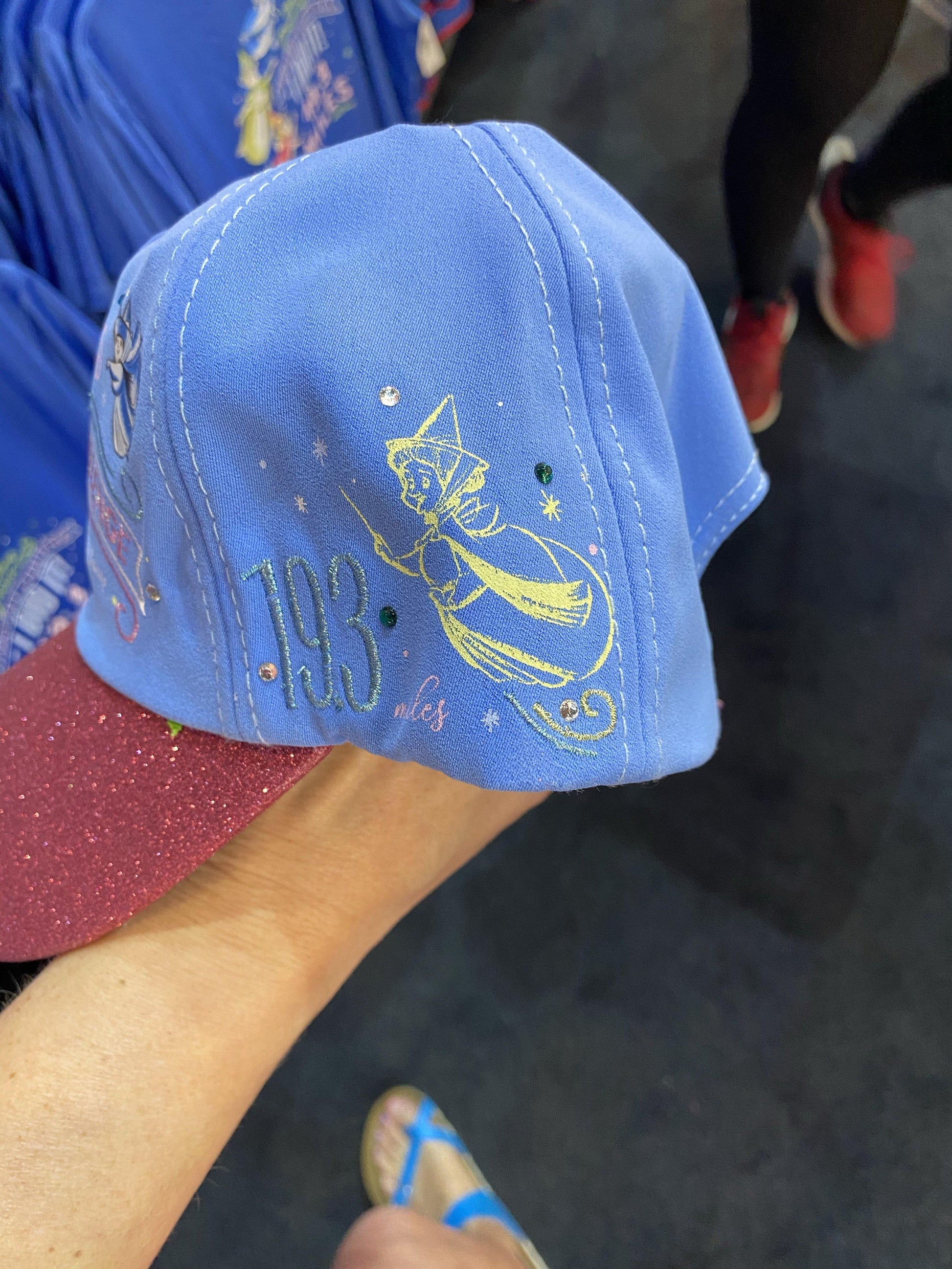 RunDisney 2020 Princess Half Marathon Glitter Challenge 19.3 Baseball Hat - World of Treasures