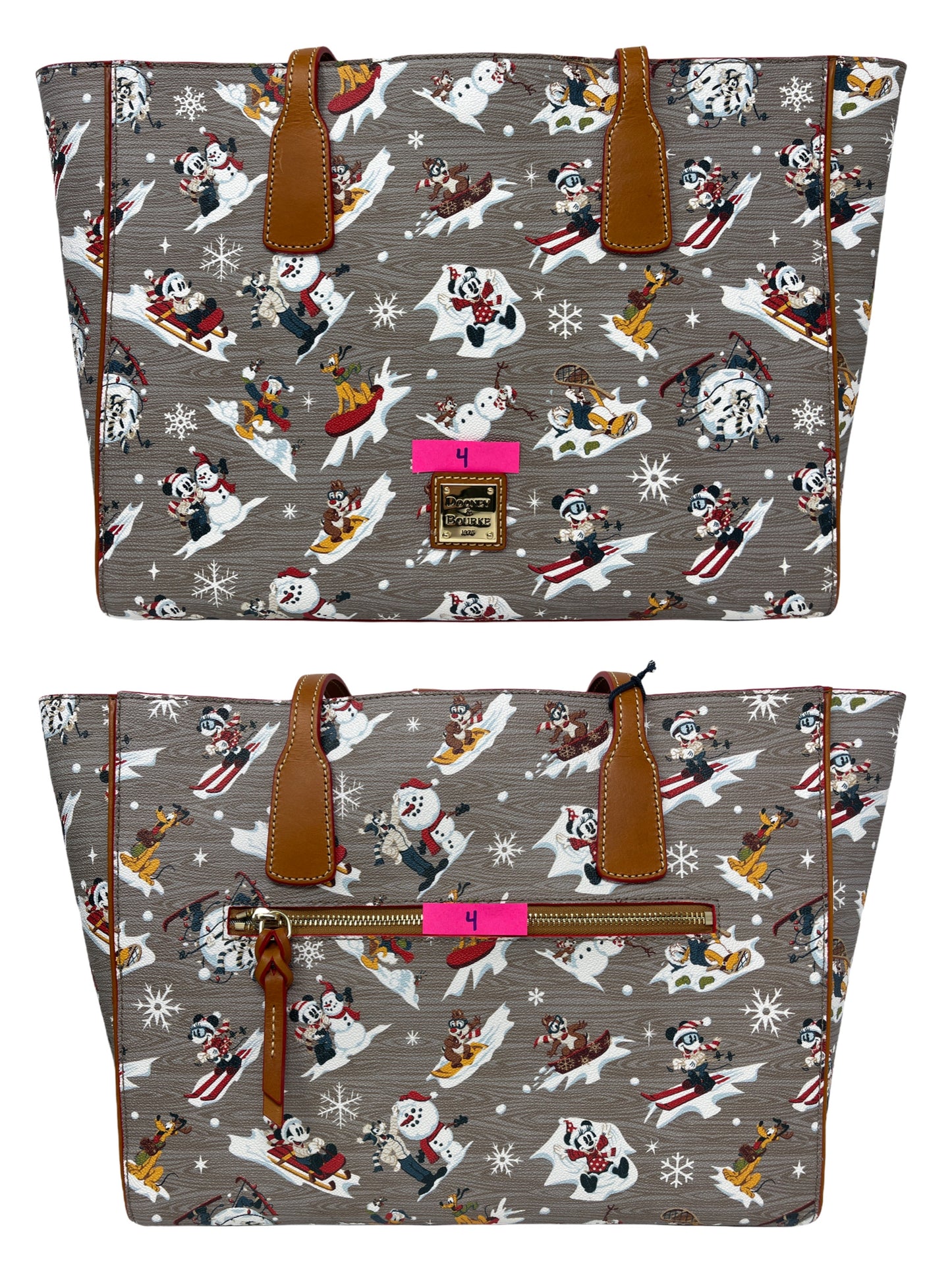 Disney Dooney & Bourke Mickey & Friends Holiday Tote