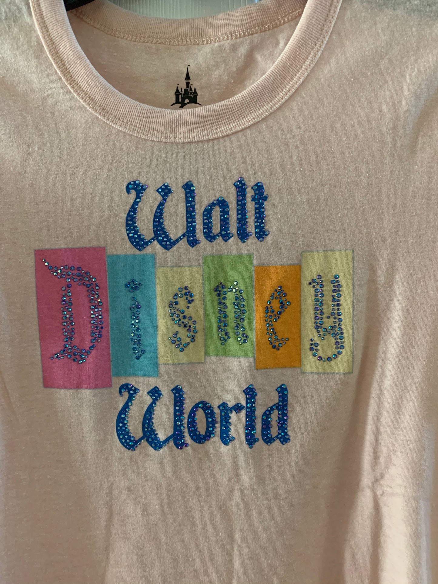 Walt Disney World Rhinestone Marquee Adult Shirt