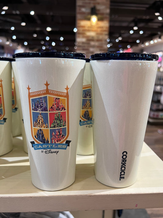 Disney Castles Corkcicle Stainless Tumbler Cup