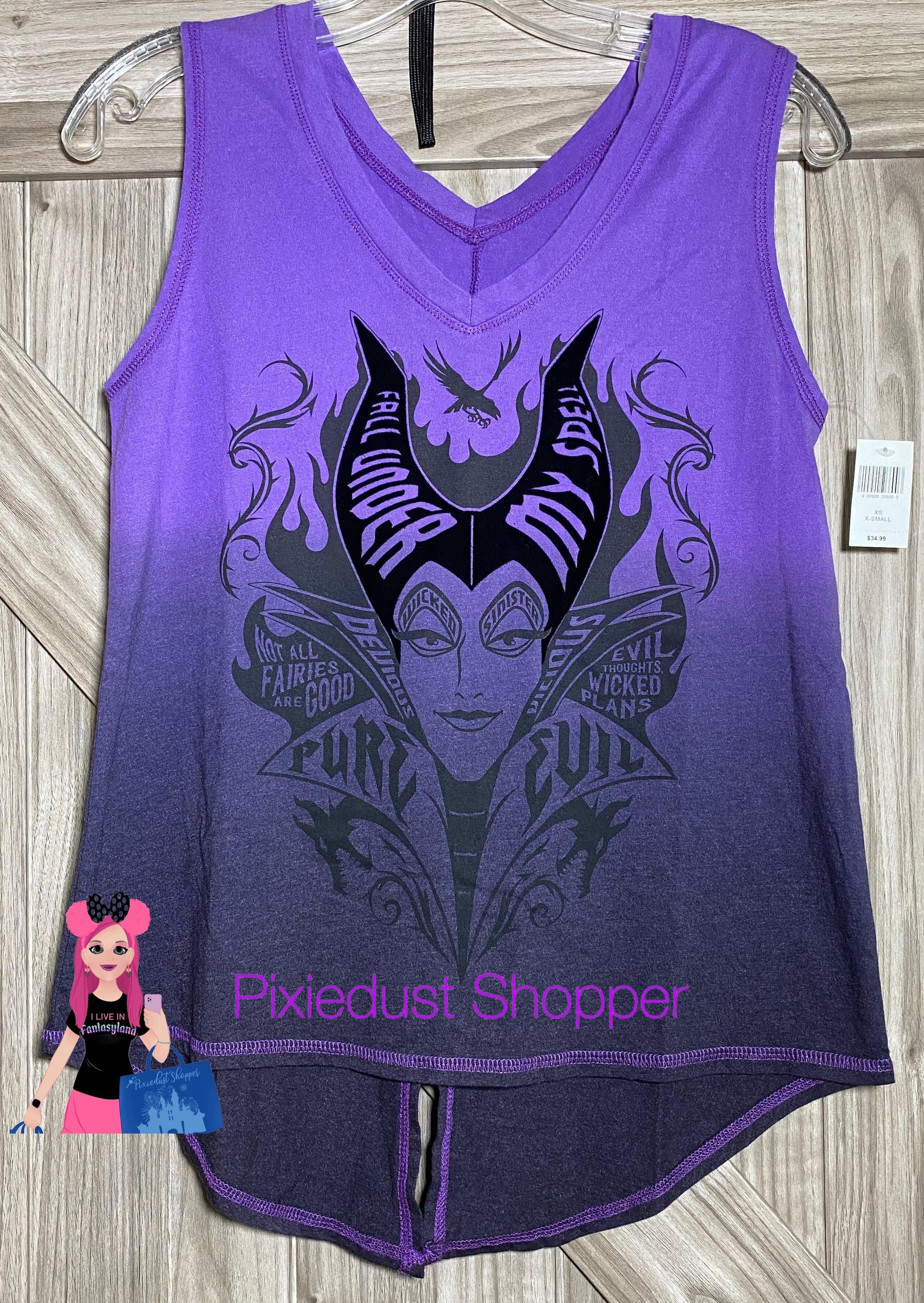 Disney Sleeping Beauty Maleficent Tank Top for Women - World of Treasures