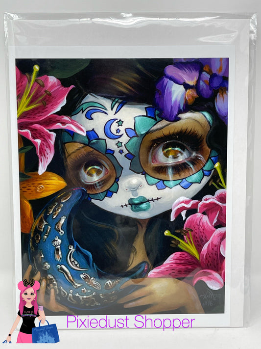 Jasmine Becket-Griffith Milagros: La Luna (Sugar Skull) 8x10” Print - World of Treasures