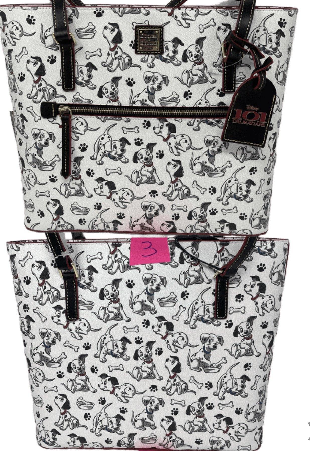 Disney Dooney & Bourke 101 Dalmatians Shopper Tote Bag Purse - World of Treasures