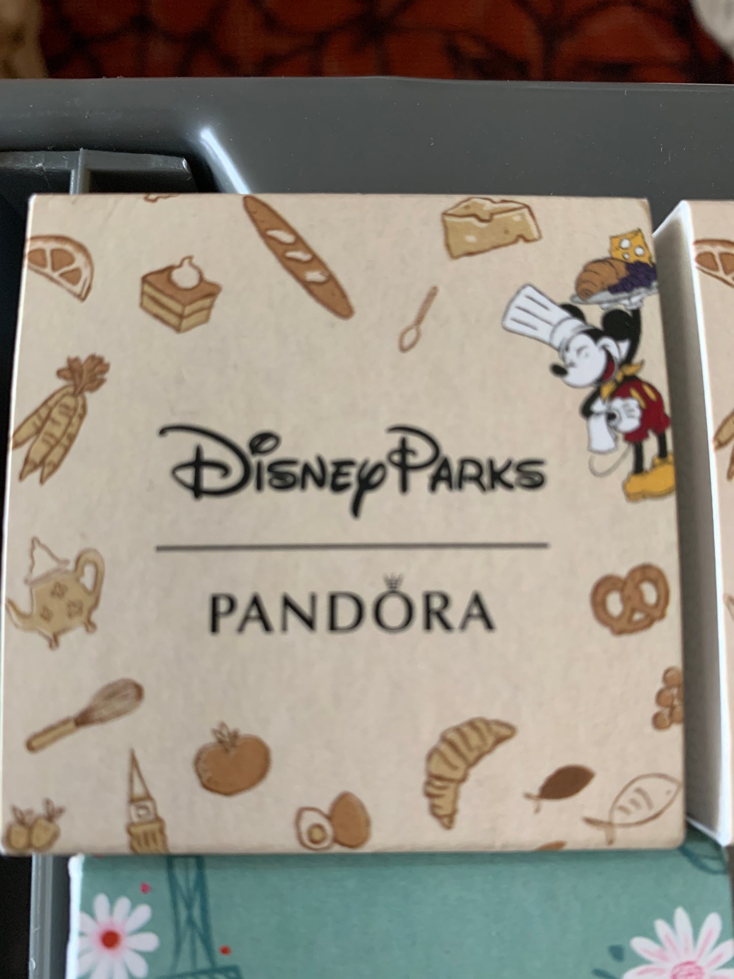 Disney Epcot 2018 Food and Wine Mickey 2 Charm Pandora Set