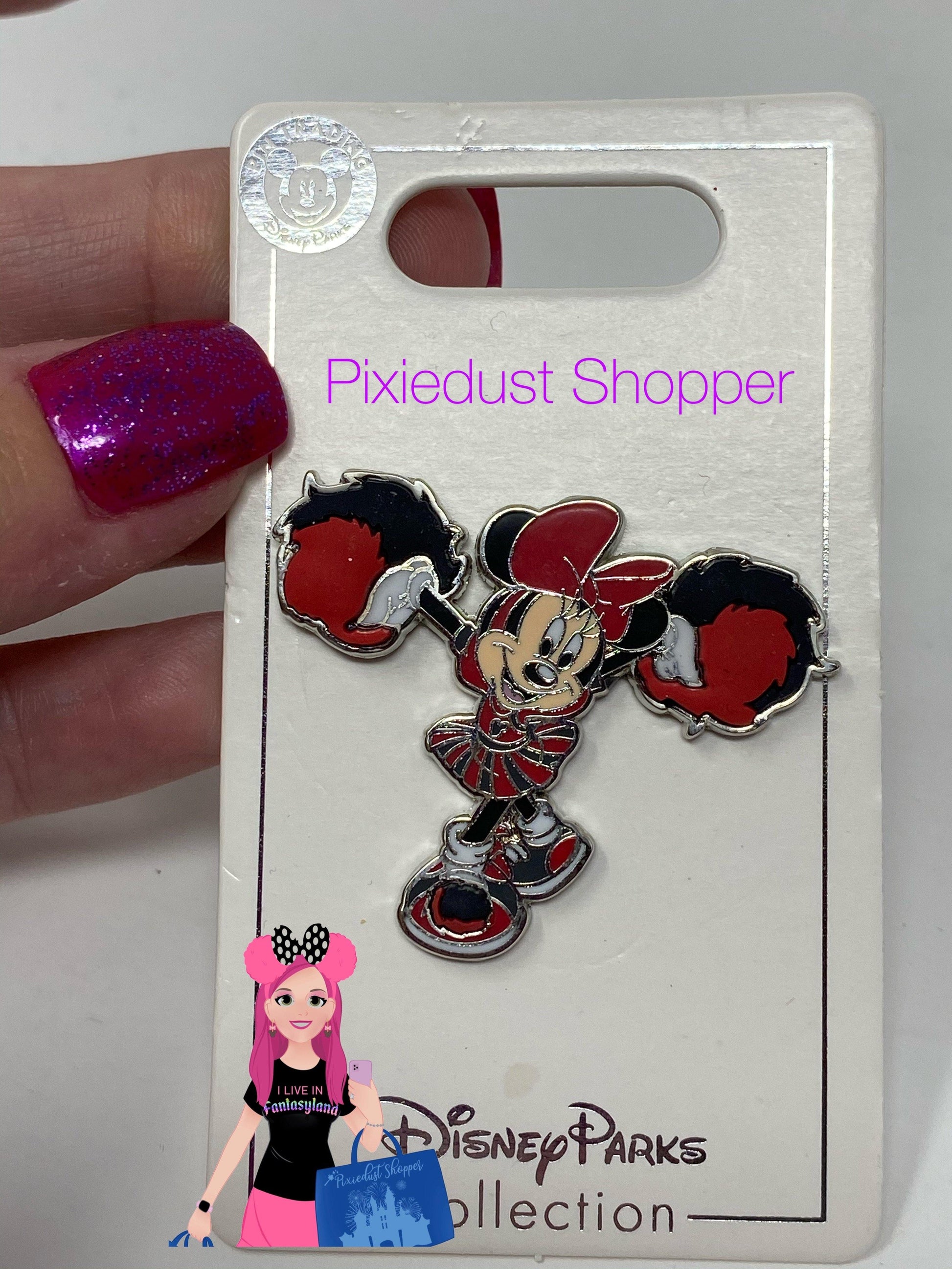 Disney Minnie Mouse Cheerleader Pin - World of Treasures