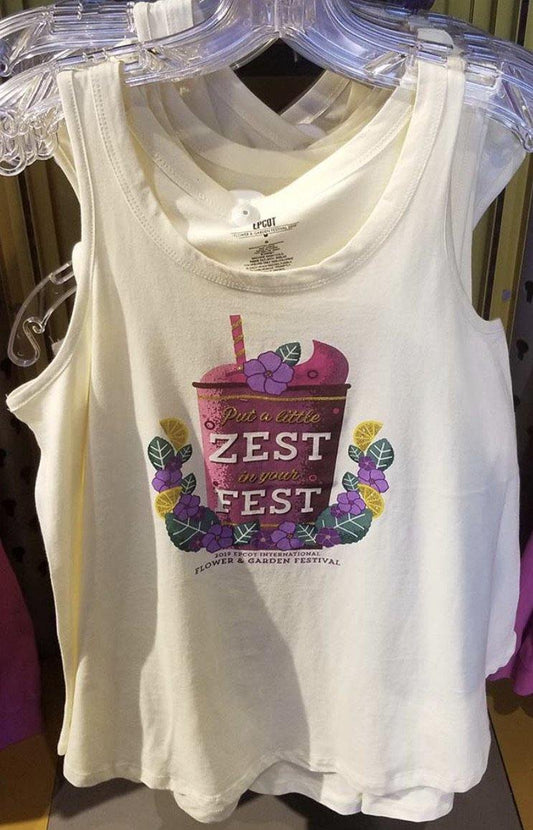 Disney 2019 Epcot Flower and Garden Zest in your Fest Flowy Tank - World of Treasures