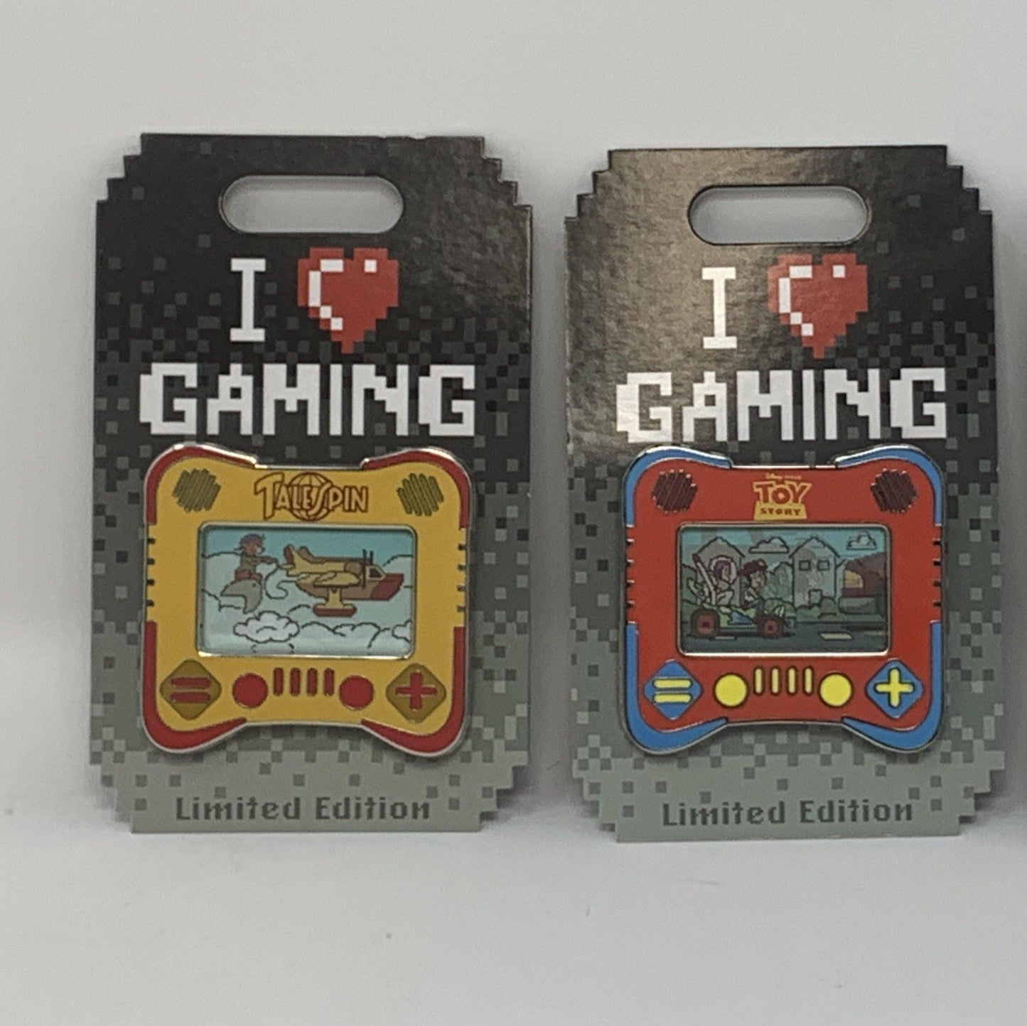 Disney “I heart gaming”  Tale Spin, Aladdin, or Toy Story Pin - World of Treasures