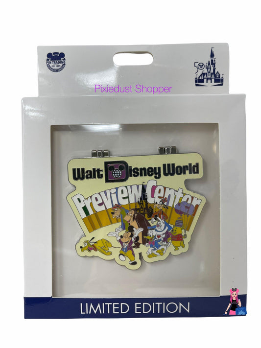 Walt Disney World 50th Anniversary Vault Collection Preview Center Limited Edition Hinged Pin - World of Treasures