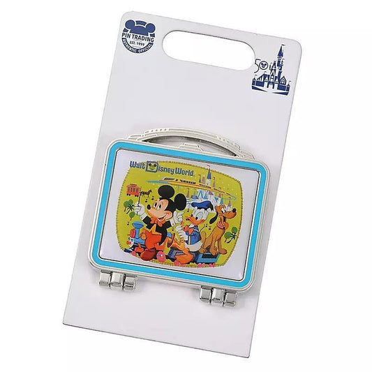 Walt Disney World 50th Anniversary Retro Mickey Lunchbox Pin - World of Treasures