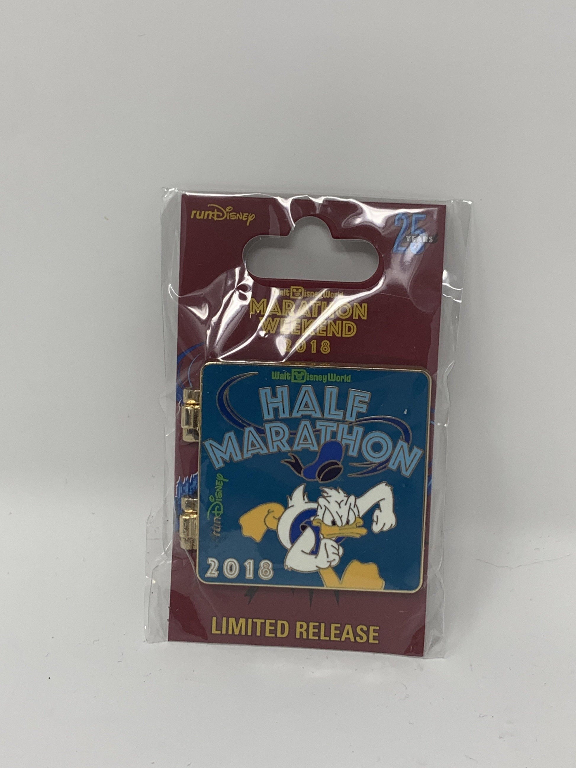 Disney RunDisney 2018 Marathon Weekend Half Marathon Donald I Did It Pin - World of Treasures