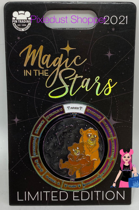 Disney Parks 2021  Magic In The Stars Brother Bear Koda Aries LE Pin - World of Treasures