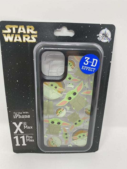 Disney Star Wars Mandalorian Baby Yoda 3D iPhone XS Max 11 Pro Max Phone Case - World of Treasures