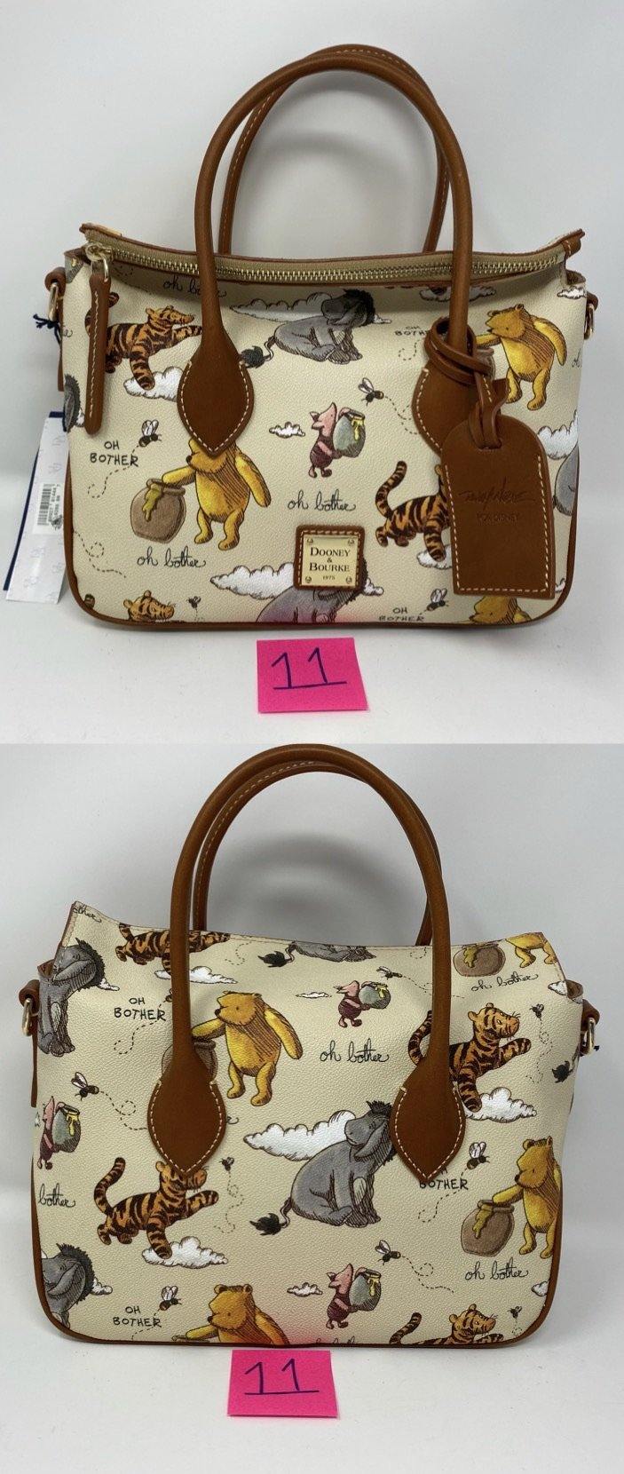 Disney Dooney and Bourke Winnie the Pooh Fold Over Satchel Crossbody - World of Treasures