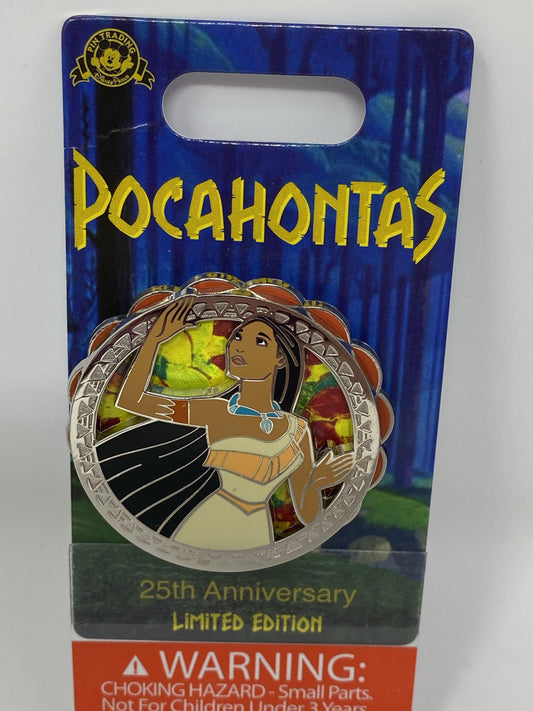 Disney Pocahontas Spinning Pin – 25th Anniversary – Limited Edition - World of Treasures