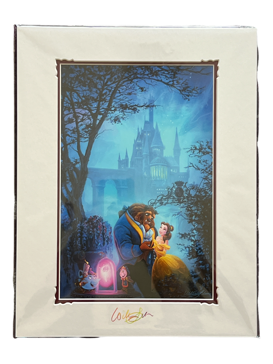 Disney Festival of Arts “Timeless Beauty” Beauty and the Beast SIGNED by William