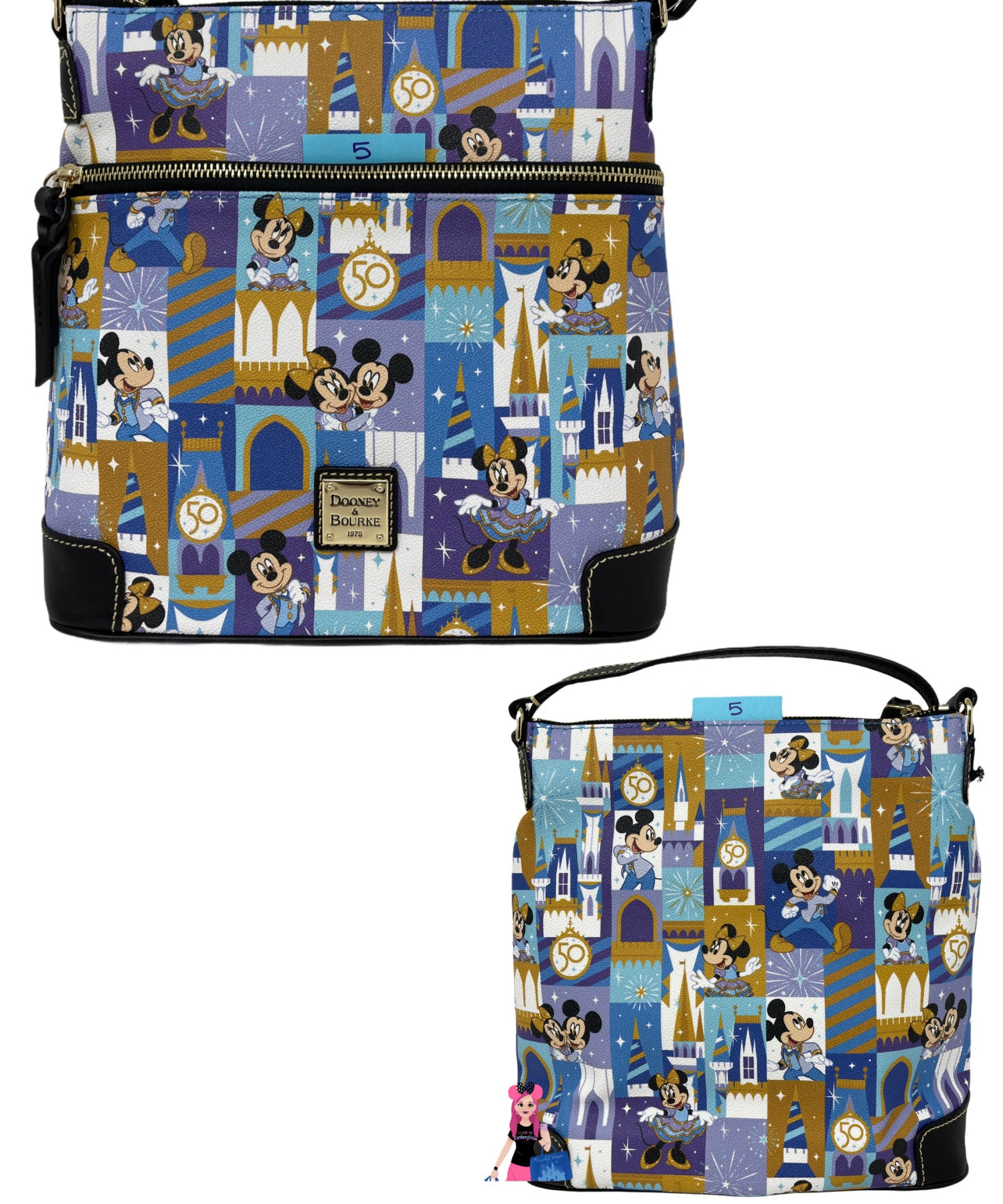 Walt Disney World 50th Anniversary Dooney & Bourke Crossbody Purse