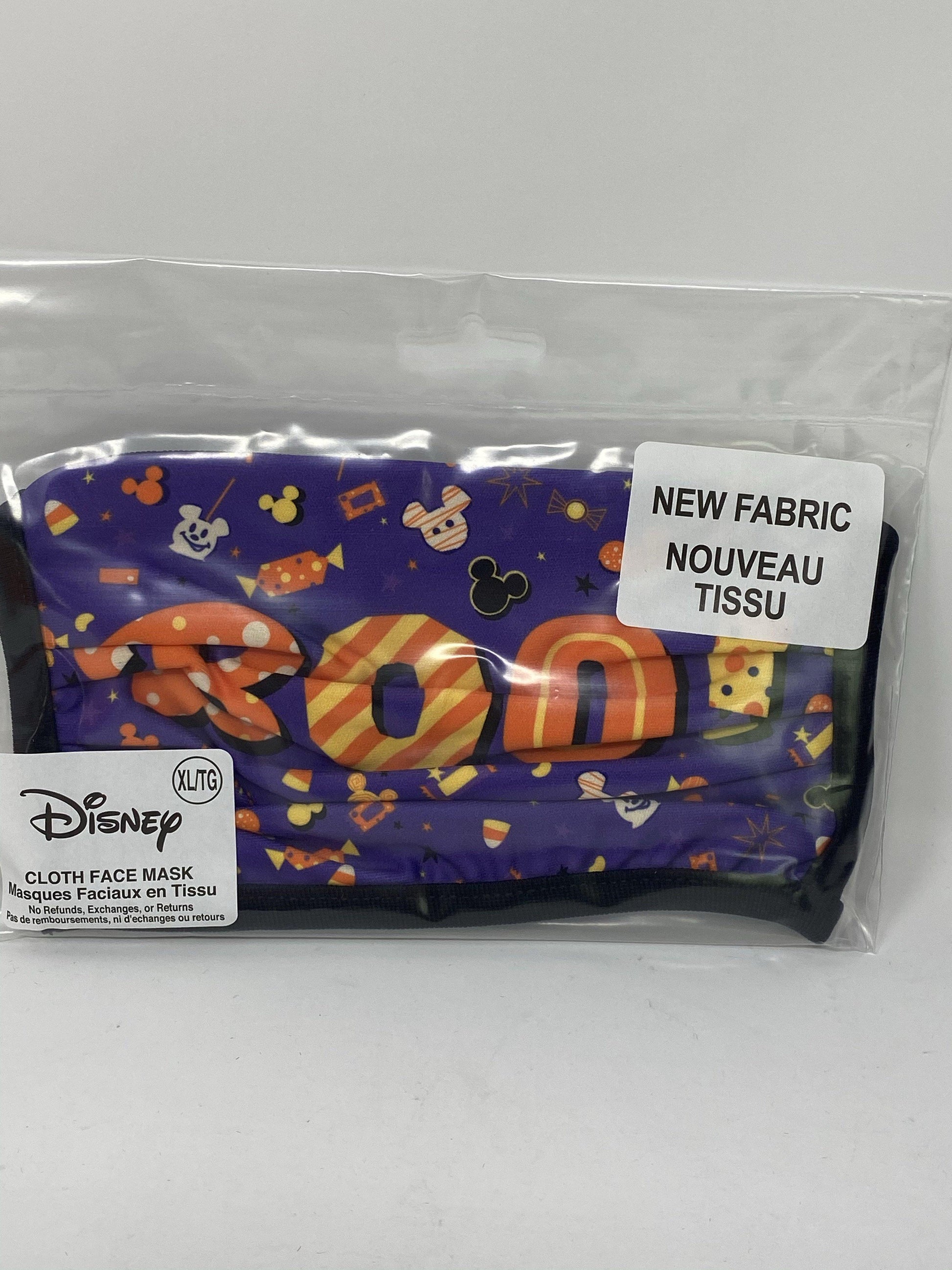 Disney Mickey Snack Halloween BOO Face Mask - World of Treasures