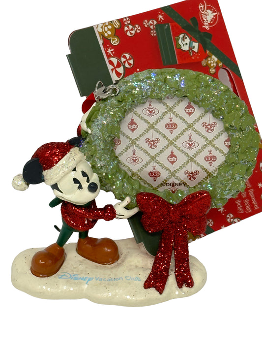 Disney Vacation Club Member Mickey Picture Frame Holder Ornament