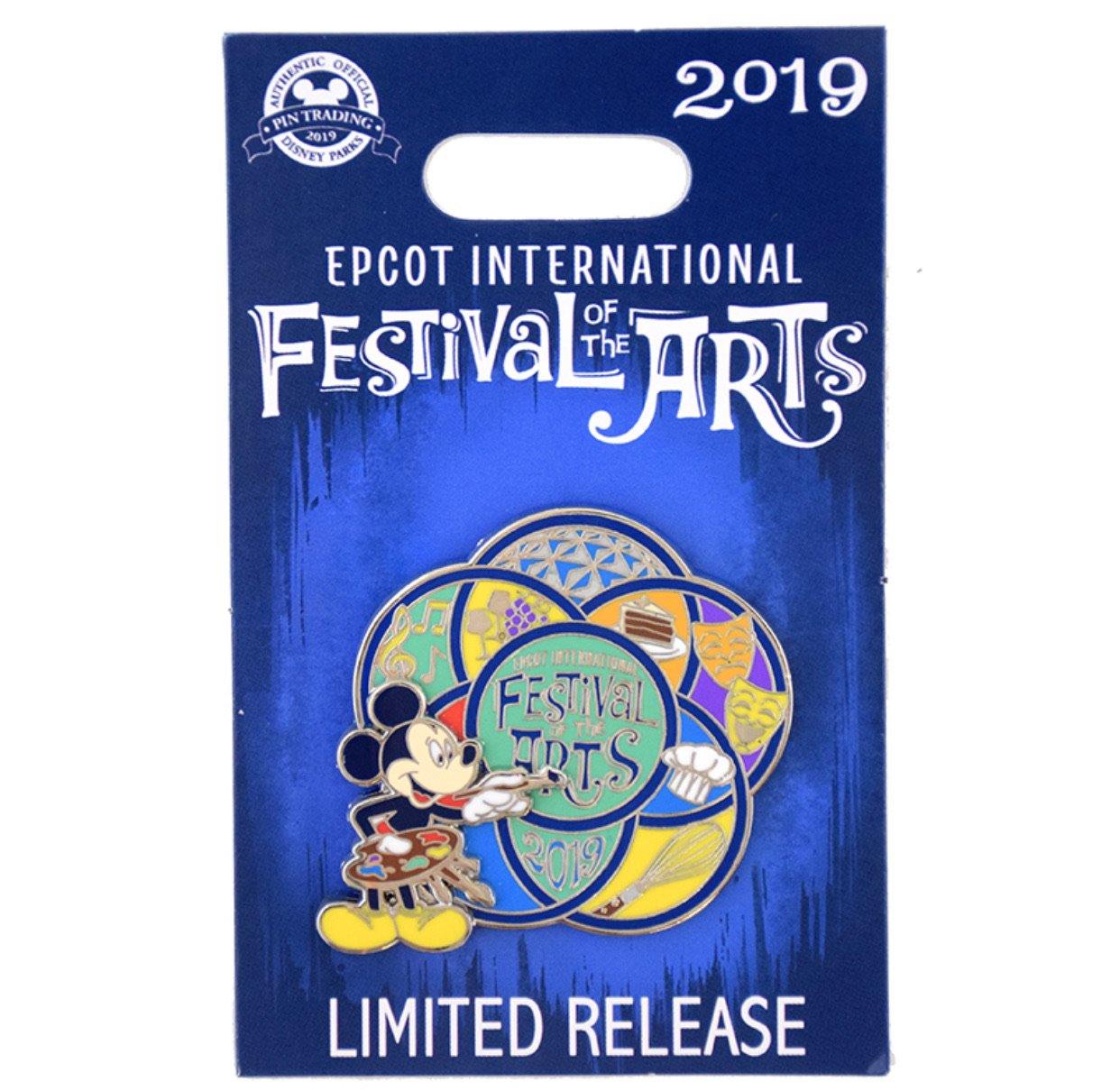 Disney 2019 Festival of Arts Mickey Limited Release Pin - World of Treasures