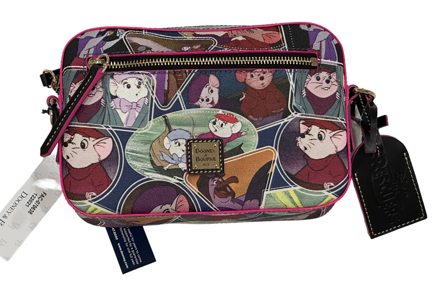 Disney Dooney & Bourke Rescuers Down Under Camera Bag Purse